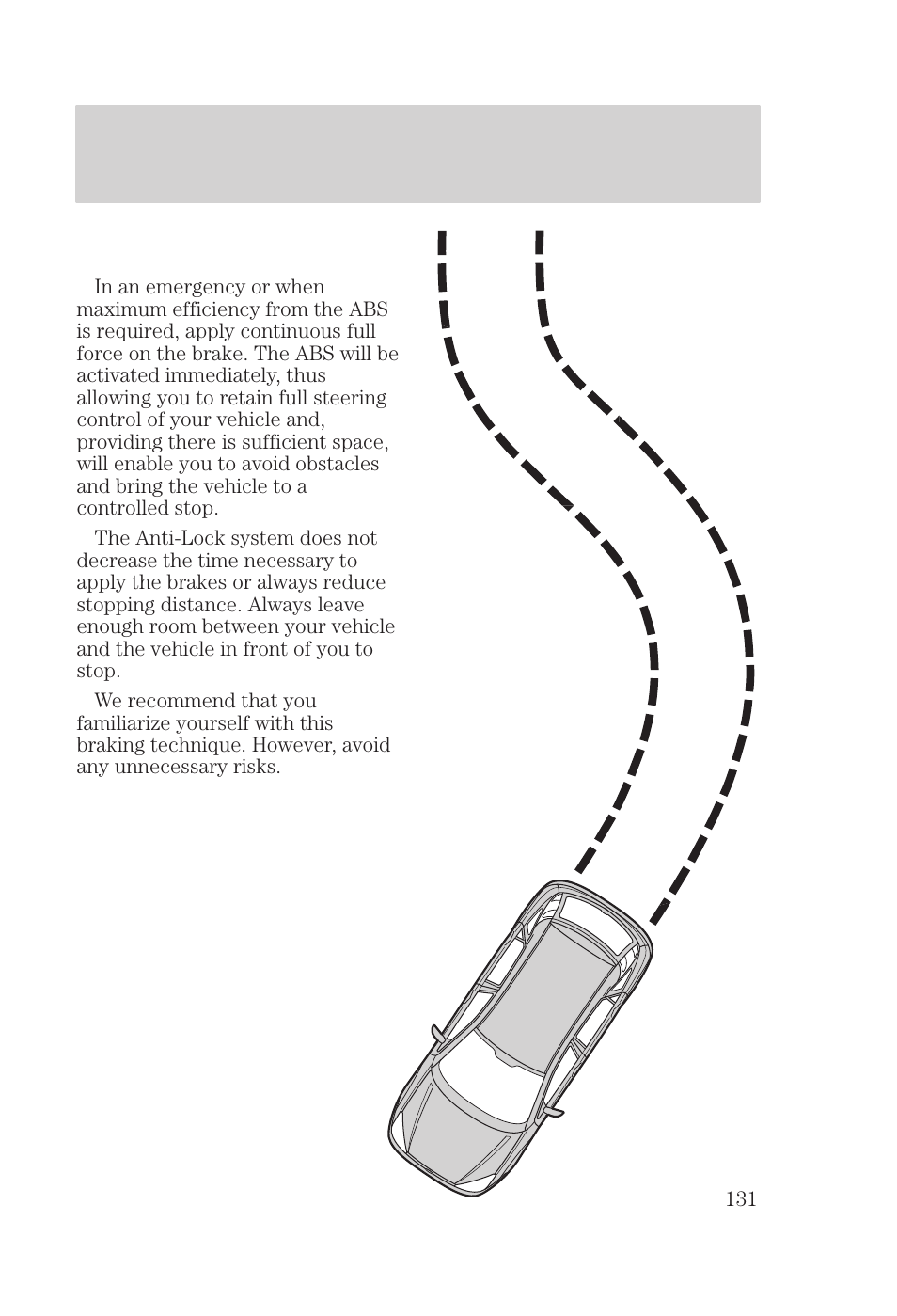 Driving | FORD 2000 Focus User Manual | Page 131 / 280