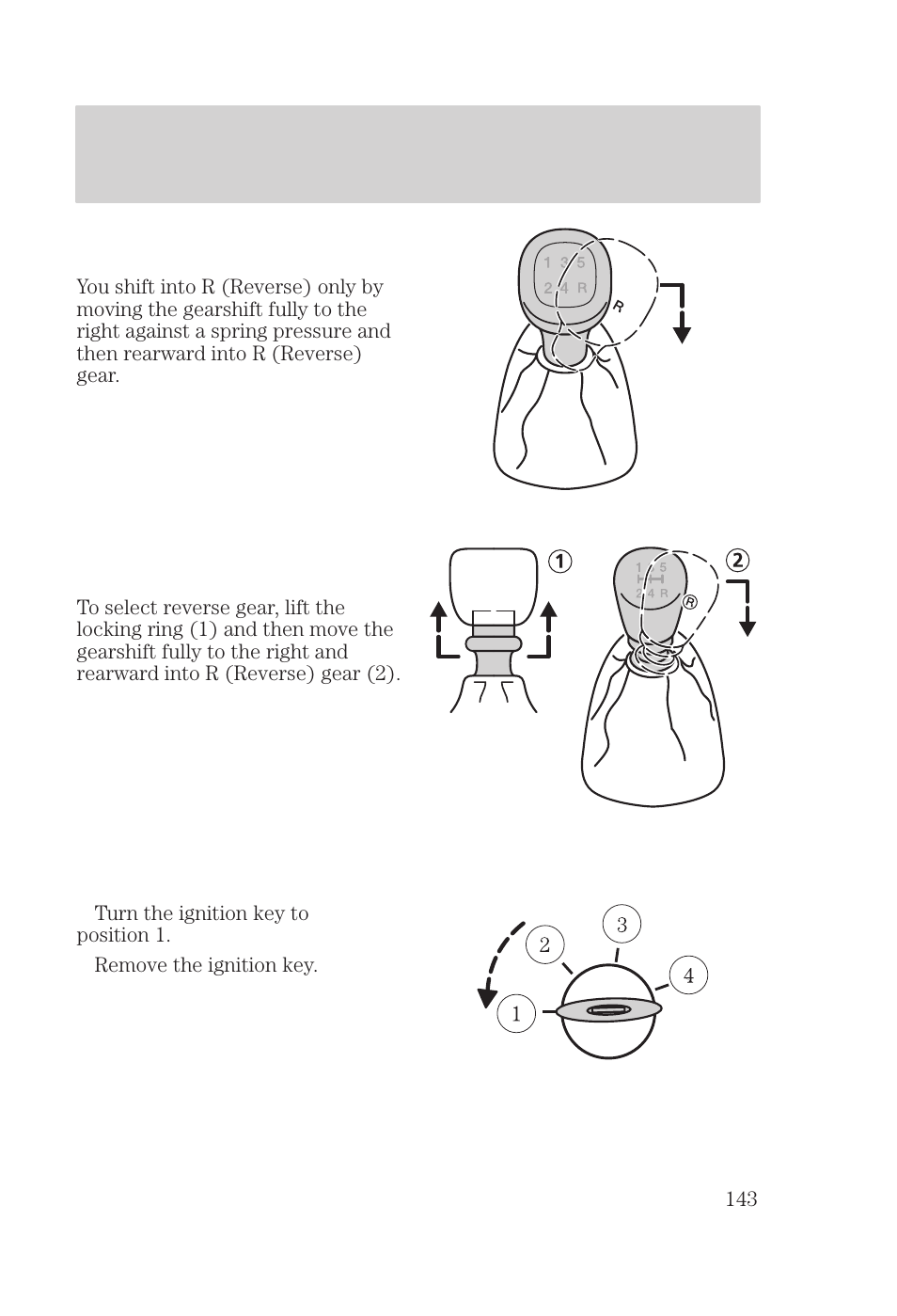 Driving | FORD 2000 Focus User Manual | Page 143 / 280