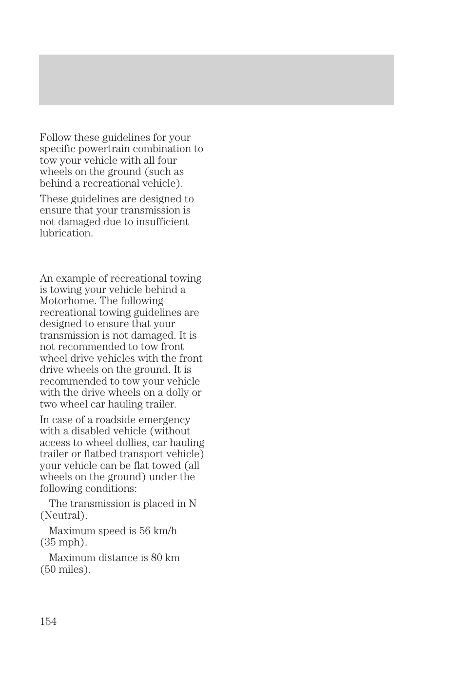 Driving | FORD 2000 Focus User Manual | Page 154 / 280