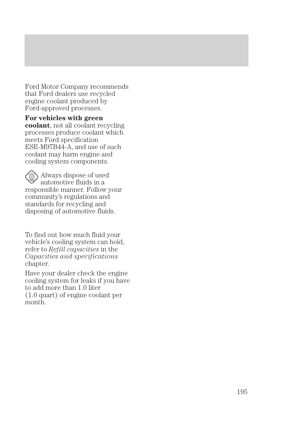 Maintenance and care | FORD 2000 Focus User Manual | Page 195 / 280