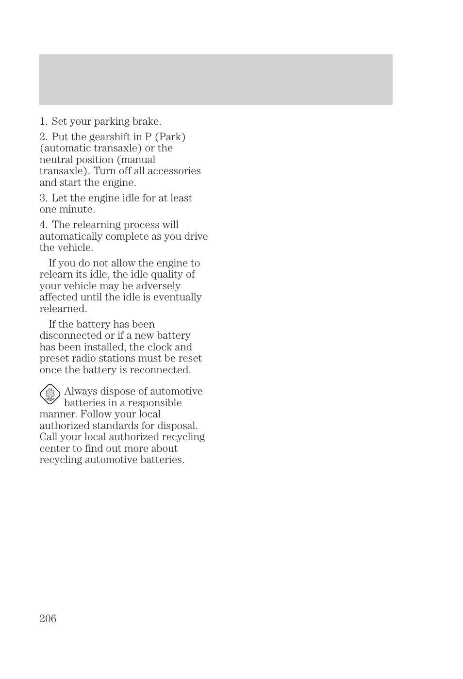 Maintenance and care | FORD 2000 Focus User Manual | Page 206 / 280