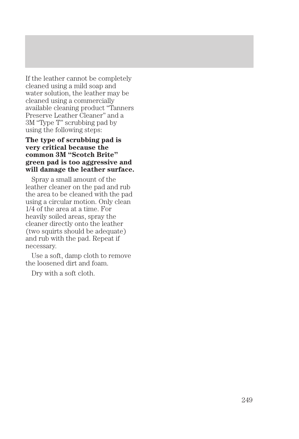 Maintenance and care | FORD 2000 Focus User Manual | Page 249 / 280