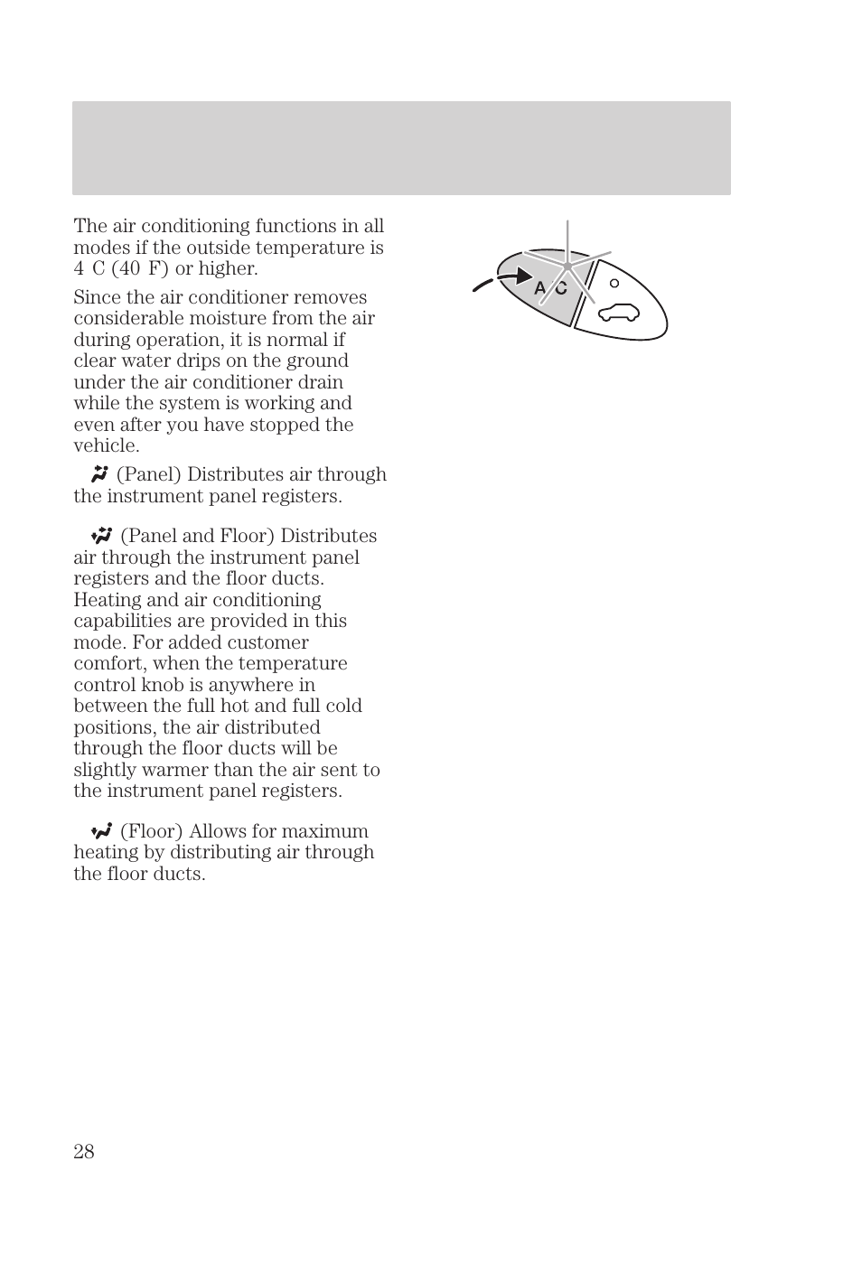 Controls and features | FORD 2000 Focus User Manual | Page 28 / 280