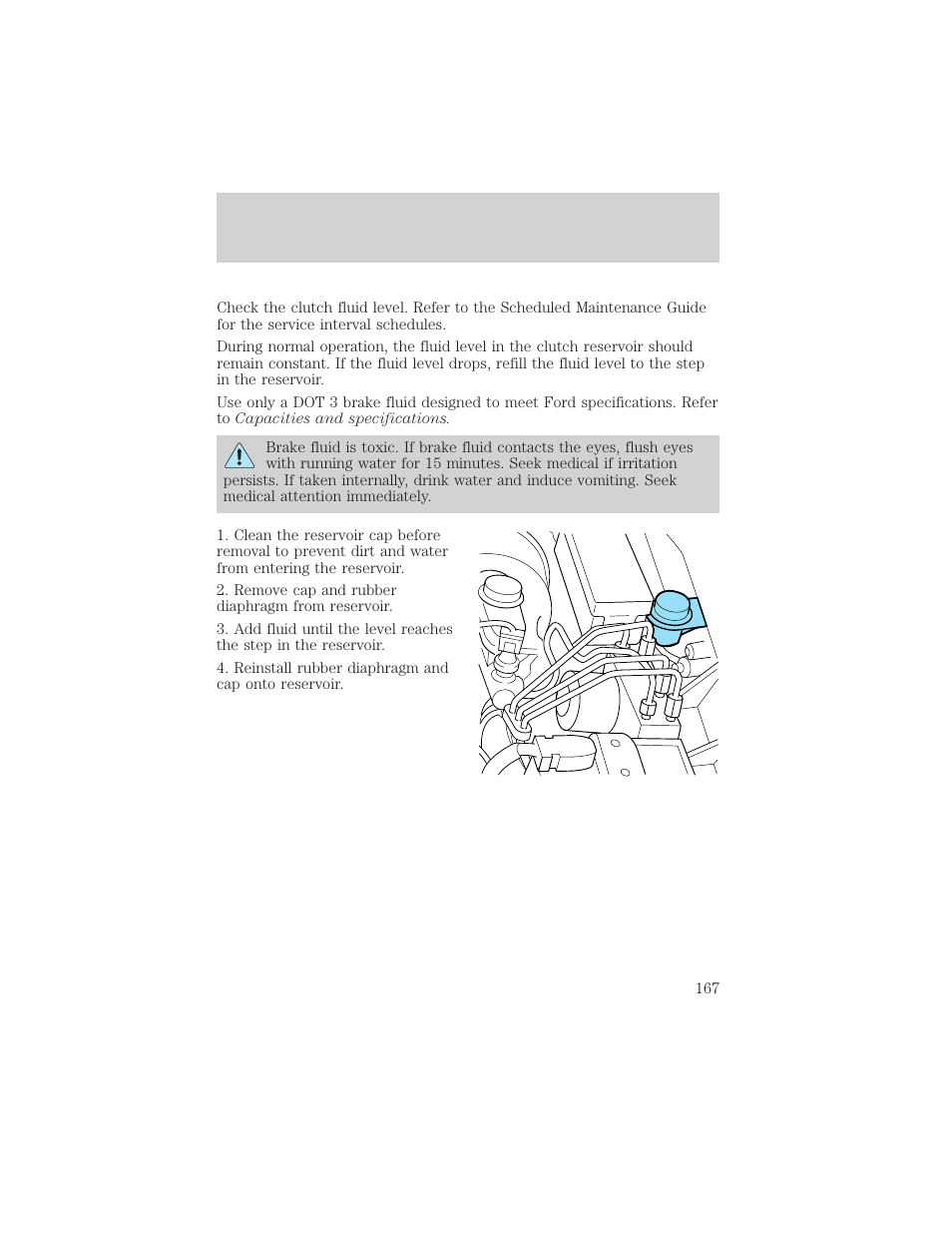 Maintenance and care | FORD 2000 Ranger User Manual | Page 167 / 240