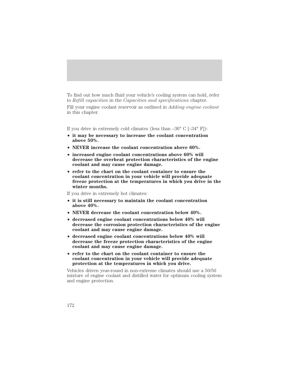 Maintenance and care | FORD 2000 Ranger User Manual | Page 172 / 240