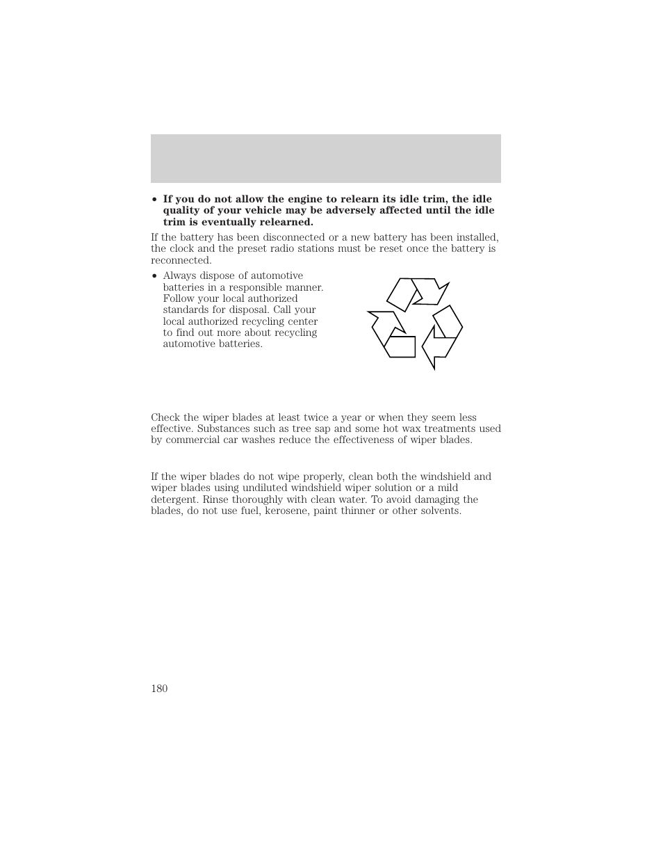 Maintenance and care | FORD 2000 Ranger User Manual | Page 180 / 240