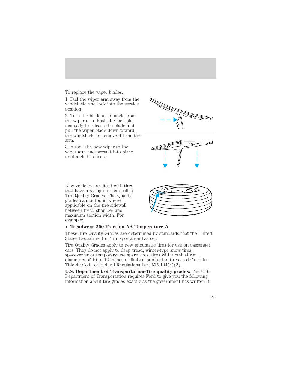 Maintenance and care | FORD 2000 Ranger User Manual | Page 181 / 240