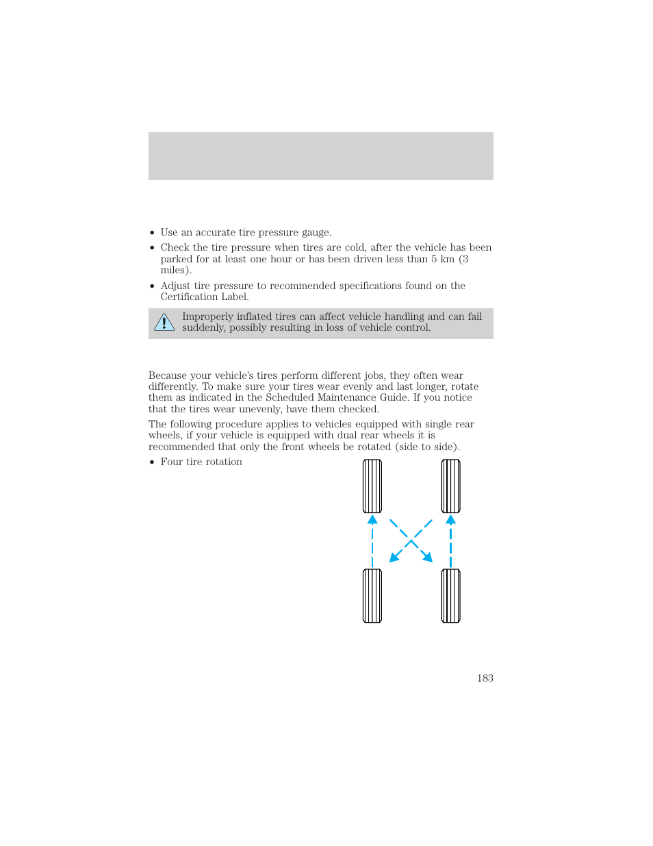 Maintenance and care | FORD 2000 Ranger User Manual | Page 183 / 240