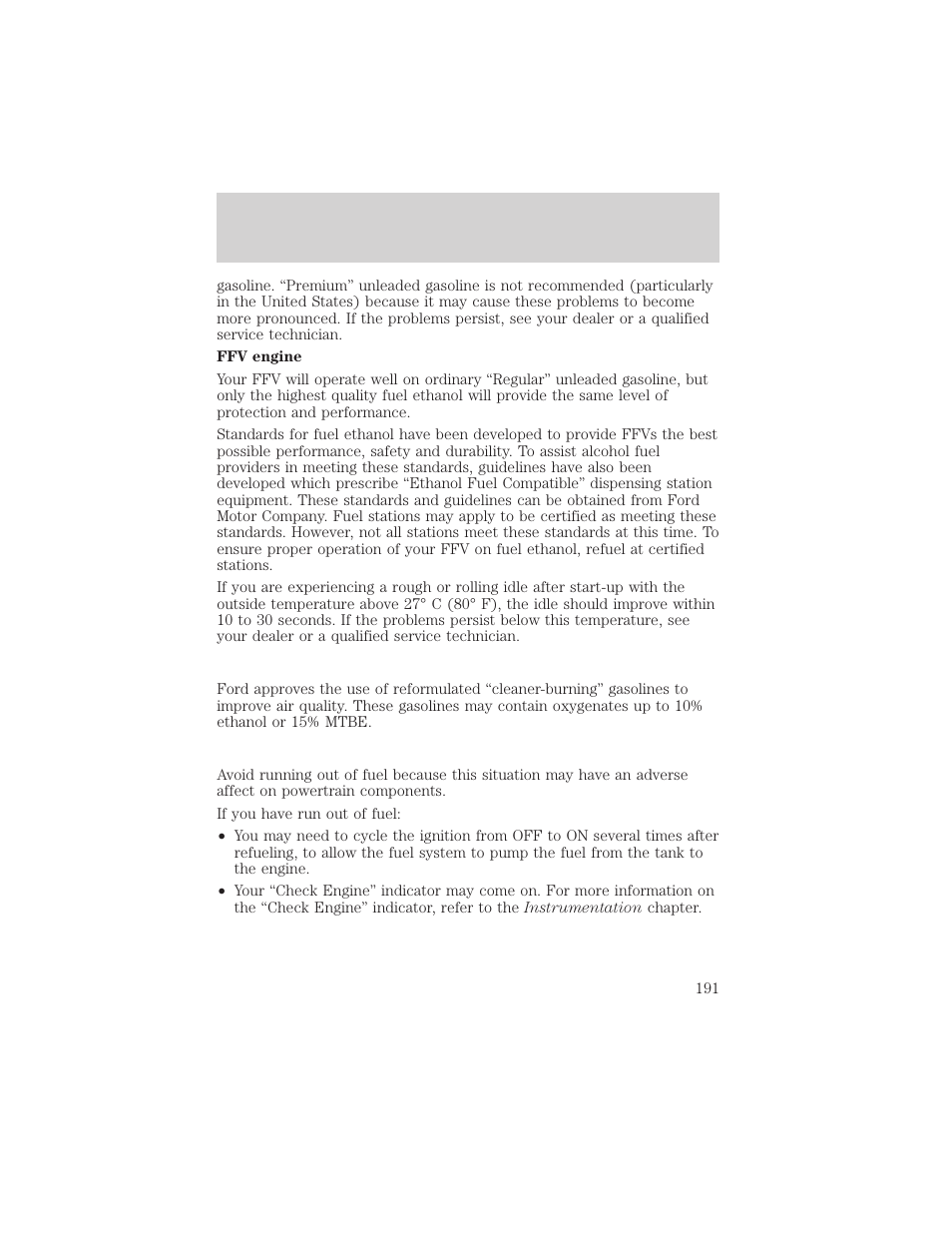 Maintenance and care | FORD 2000 Ranger User Manual | Page 191 / 240
