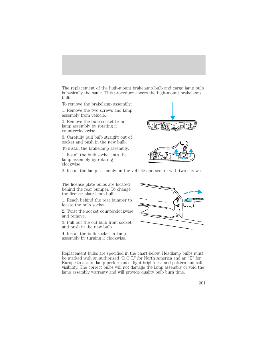 Maintenance and care | FORD 2000 Ranger User Manual | Page 201 / 240