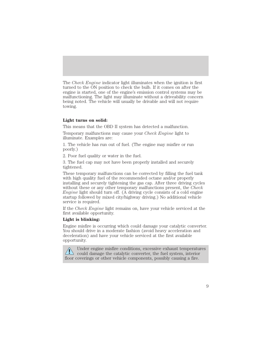 Instrumentation | FORD 2000 Ranger User Manual | Page 9 / 240