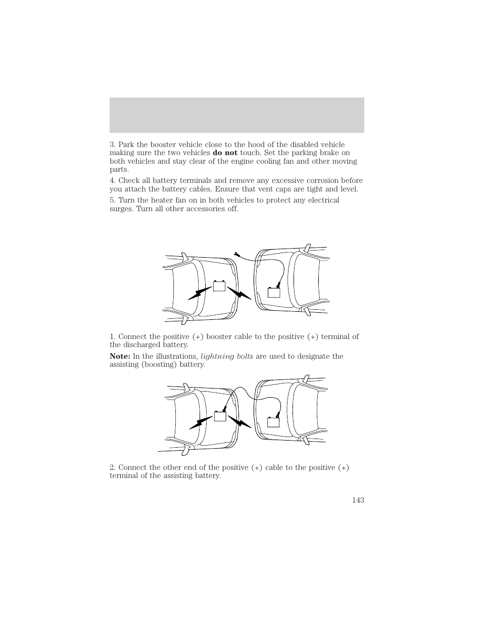 Roadside emergencies | FORD 1999 Crown Victoria User Manual | Page 143 / 208