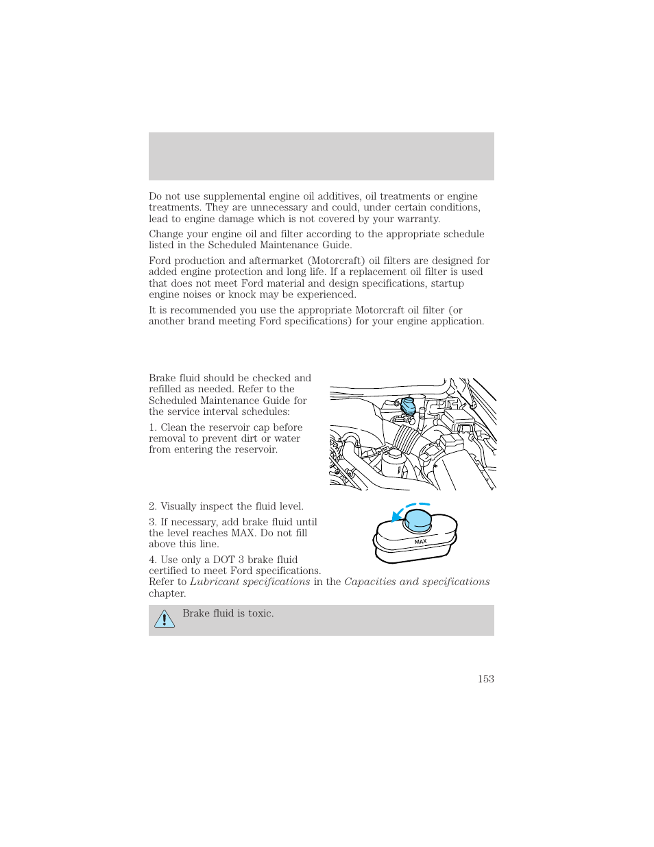 Maintenance and care | FORD 1999 Crown Victoria User Manual | Page 153 / 208