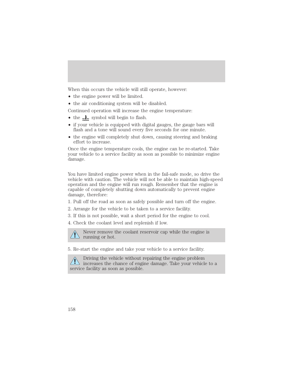 Maintenance and care | FORD 1999 Crown Victoria User Manual | Page 158 / 208