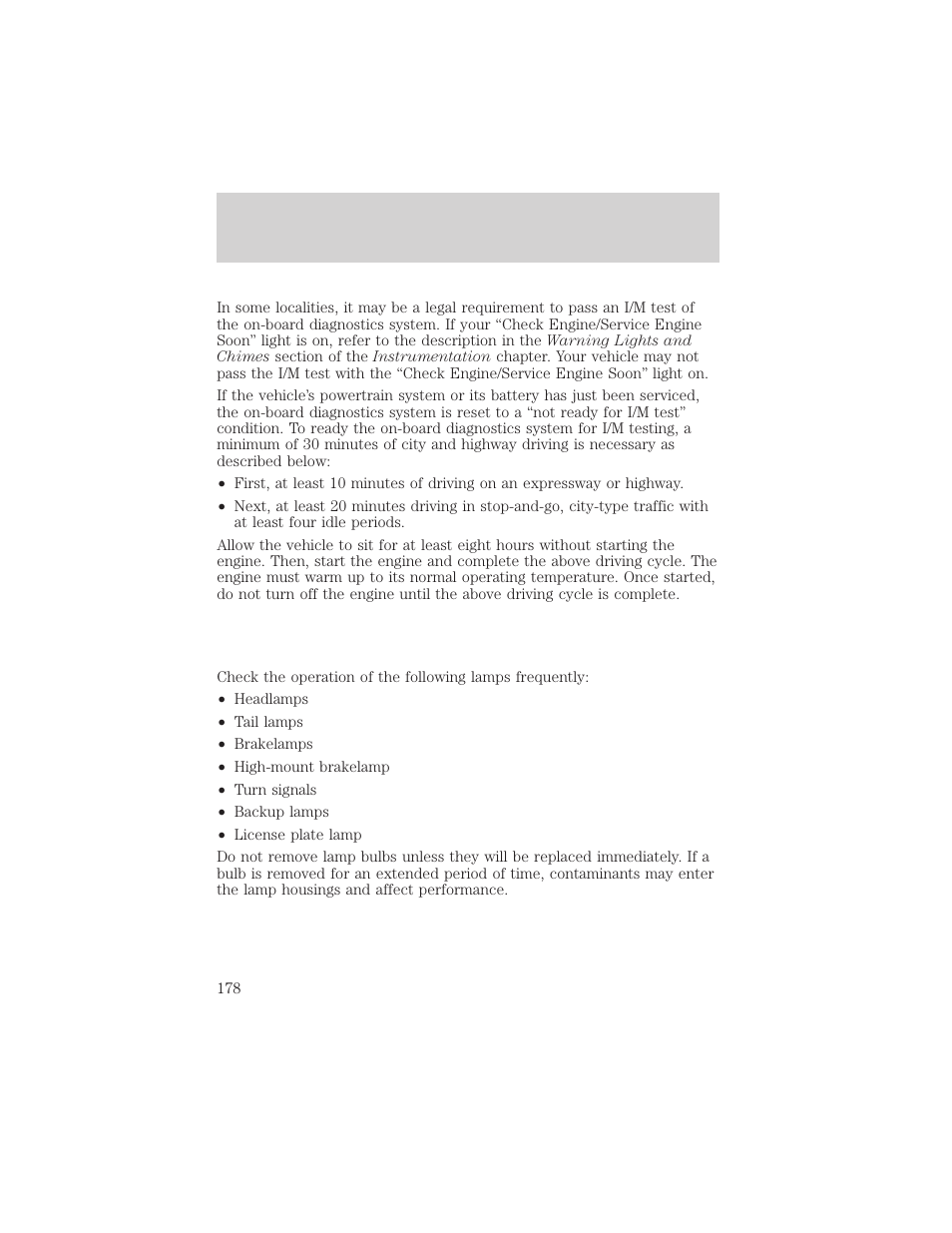 Maintenance and care | FORD 1999 Crown Victoria User Manual | Page 178 / 208