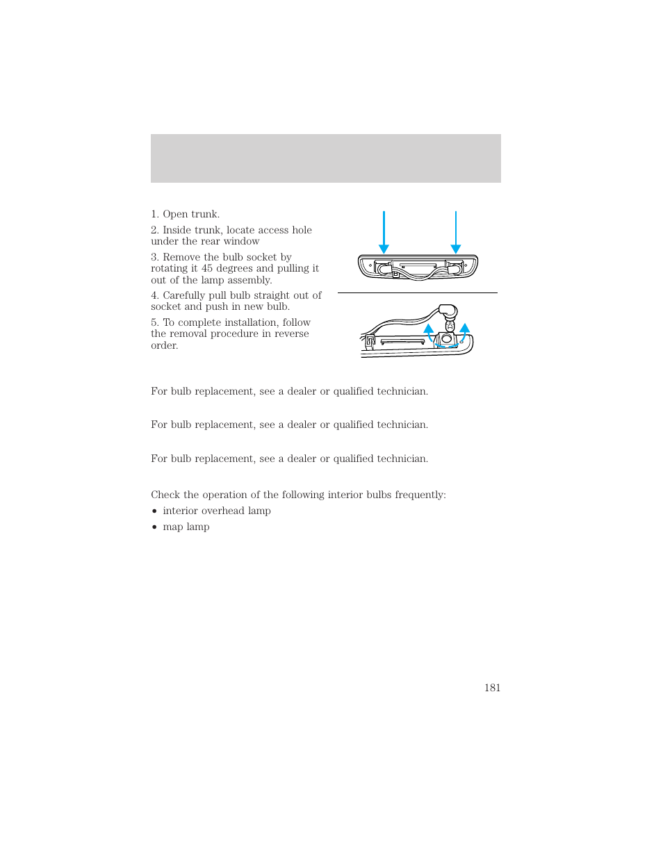 Maintenance and care | FORD 1999 Crown Victoria User Manual | Page 181 / 208