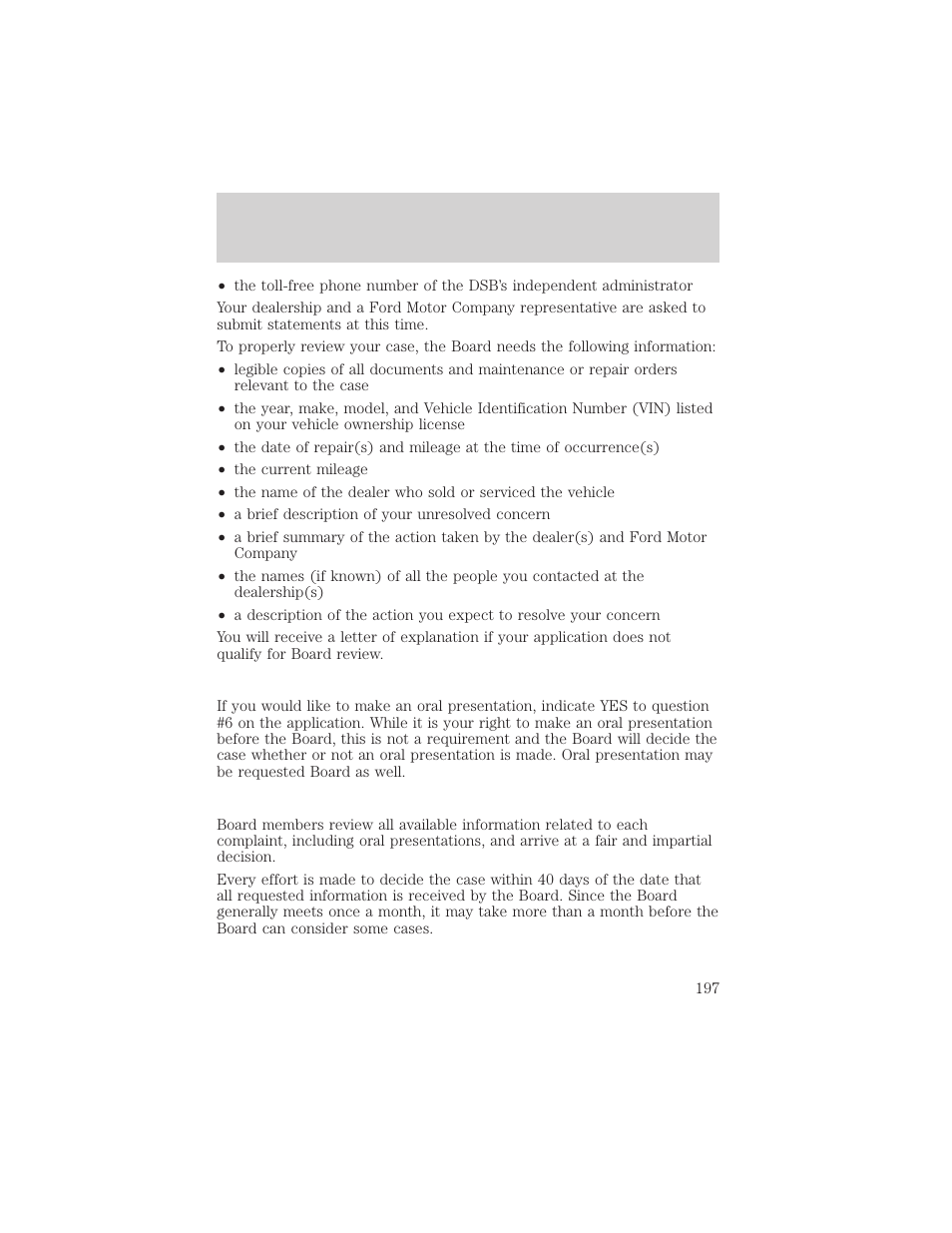 Customer assistance | FORD 1999 Crown Victoria User Manual | Page 197 / 208