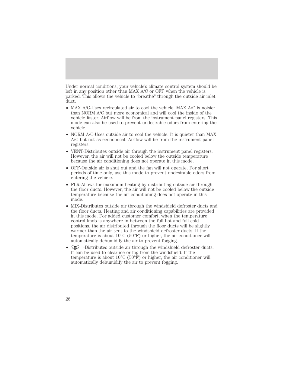 Controls and features | FORD 1999 Crown Victoria User Manual | Page 26 / 208