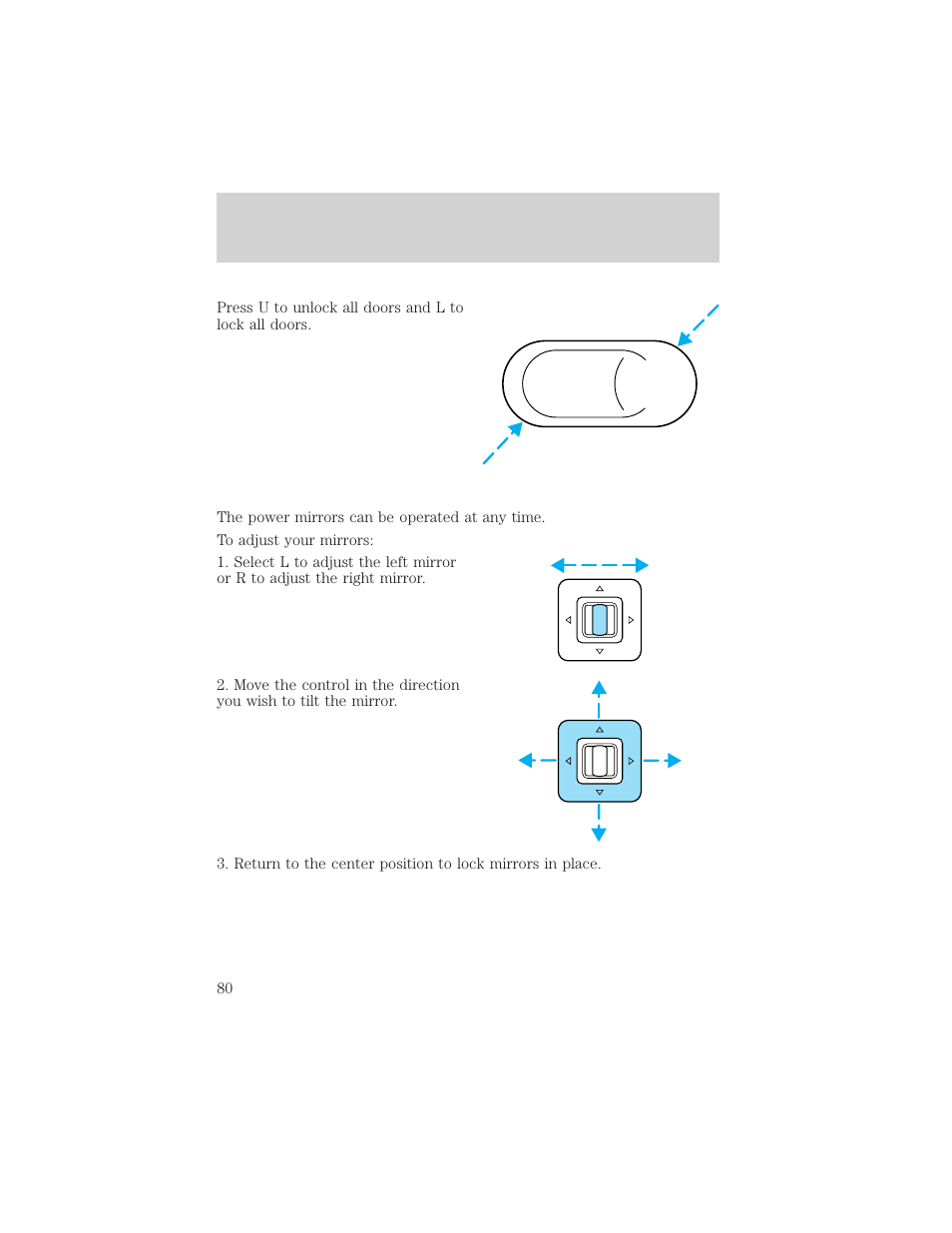 FORD 1999 Crown Victoria User Manual | Page 80 / 208