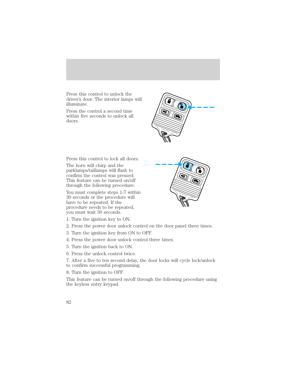 Controls and features | FORD 1999 Crown Victoria User Manual | Page 82 / 208