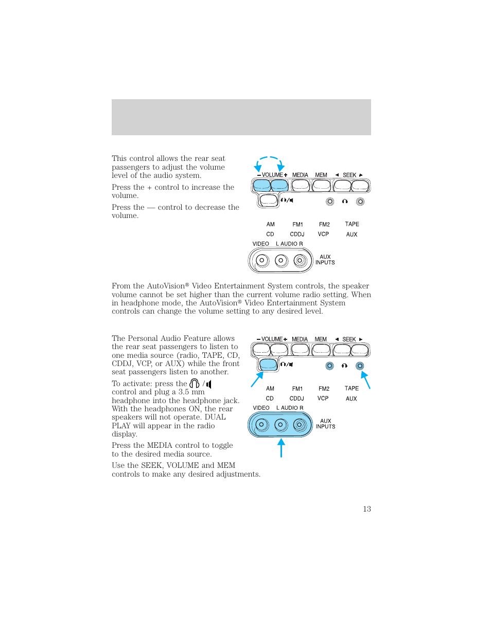 Description | FORD 2002 Windstar User Manual | Page 13 / 24