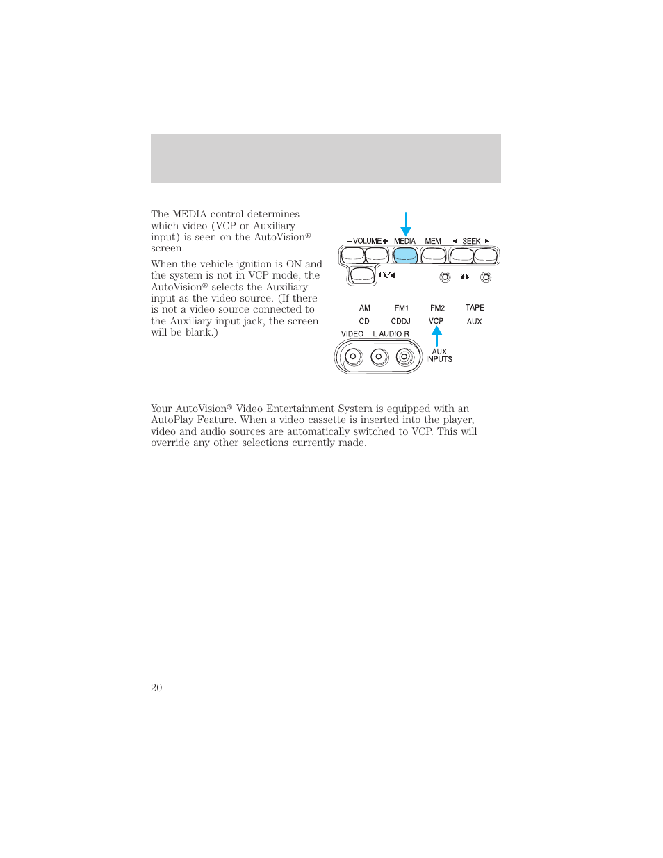 Operating instructions | FORD 2002 Windstar User Manual | Page 20 / 24