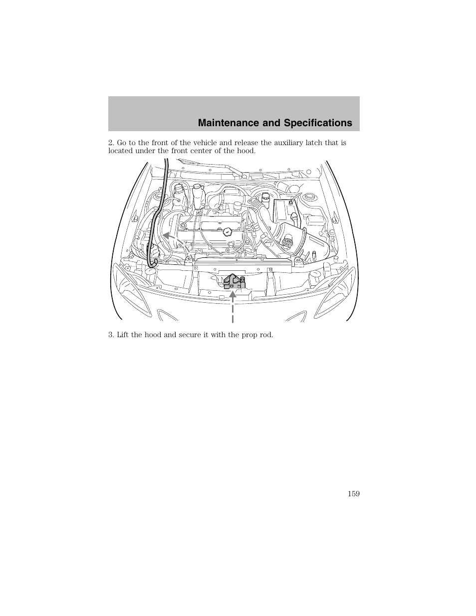 Maintenance and specifications | FORD 2002 Escort User Manual | Page 159 / 208