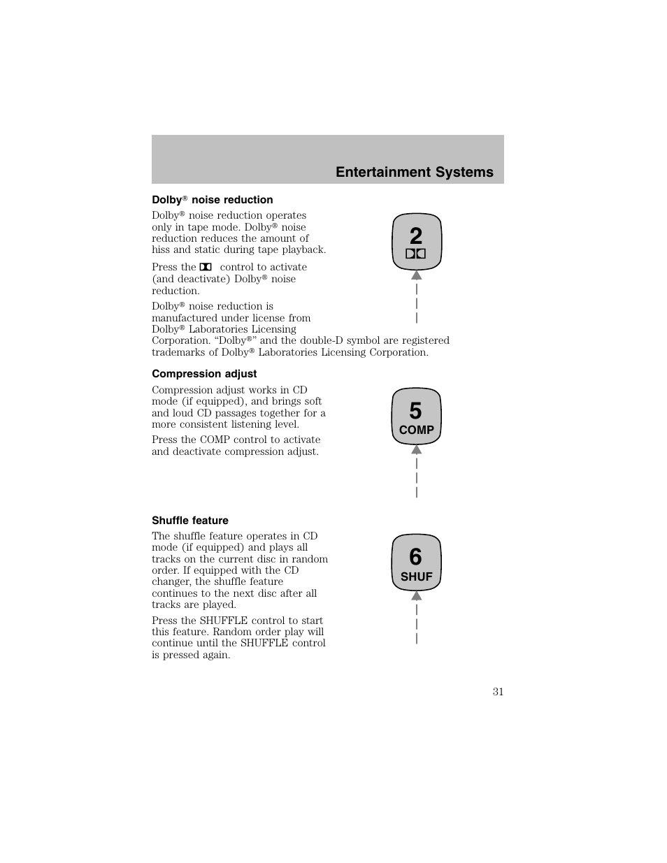 FORD 2002 Escort User Manual | Page 31 / 208