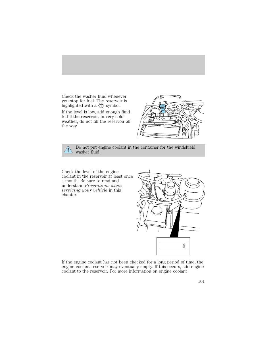 Maintenance and care | FORD 1998 E-150 User Manual | Page 101 / 144
