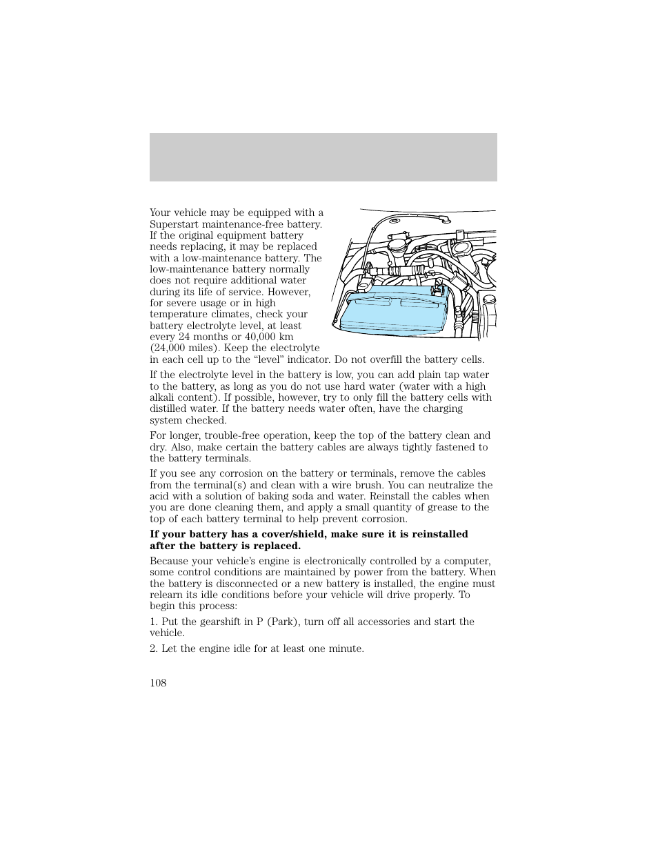 Maintenance and care | FORD 1998 E-150 User Manual | Page 108 / 144