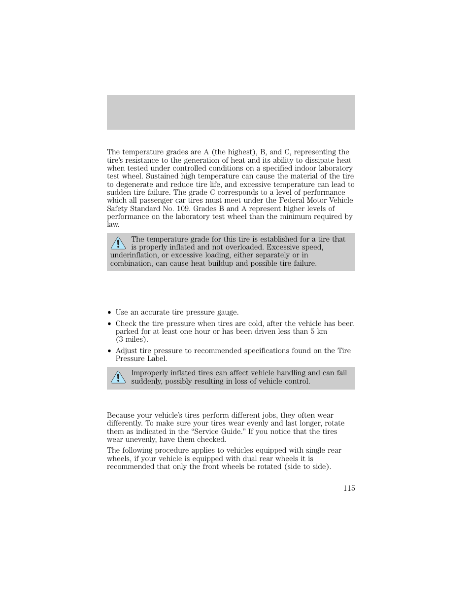 Maintenance and care | FORD 1998 E-150 User Manual | Page 115 / 144