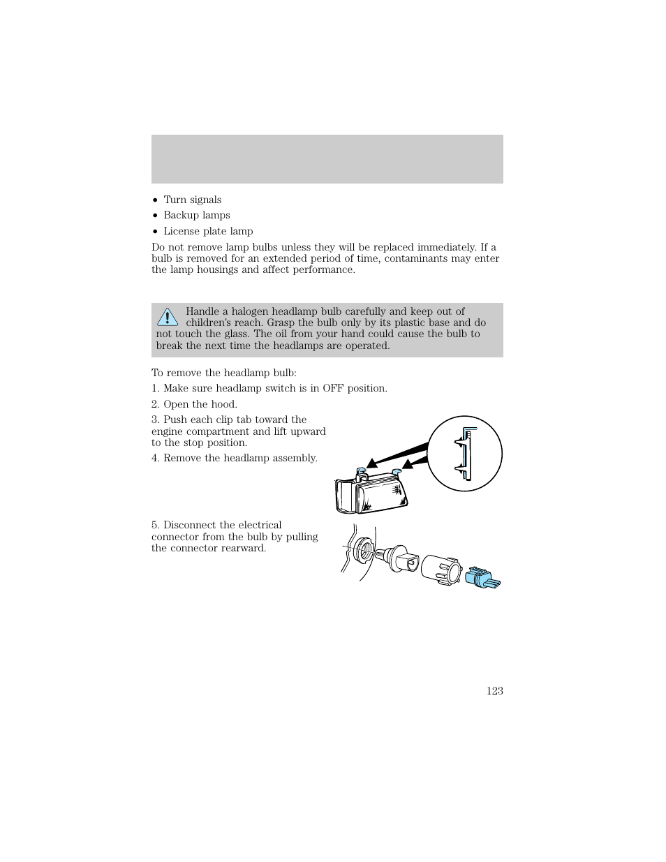 Maintenance and care | FORD 1998 E-150 User Manual | Page 123 / 144