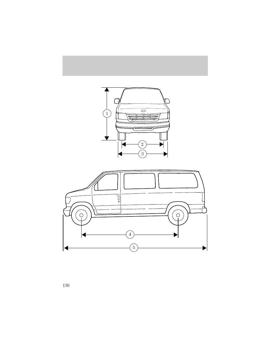 Capacities and specifications | FORD 1998 E-150 User Manual | Page 136 / 144