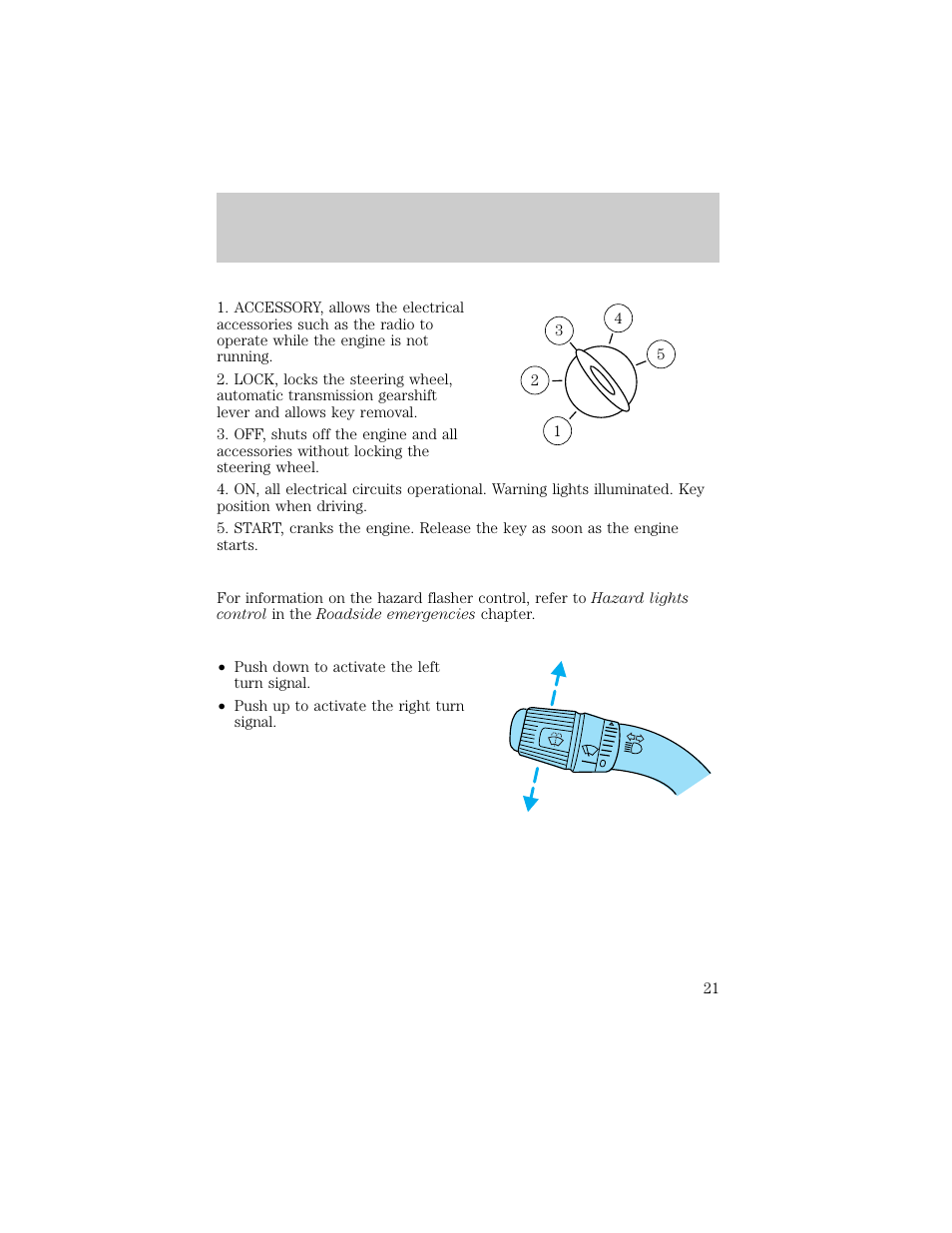 Controls and features | FORD 1998 E-150 User Manual | Page 21 / 144