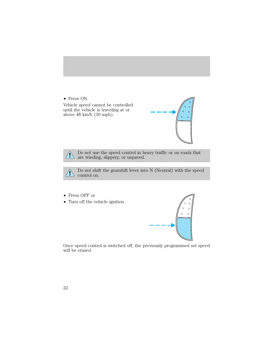 Controls and features | FORD 1998 E-150 User Manual | Page 22 / 144