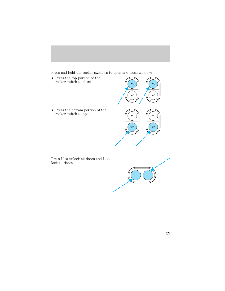 Controls and features | FORD 1998 E-150 User Manual | Page 29 / 144