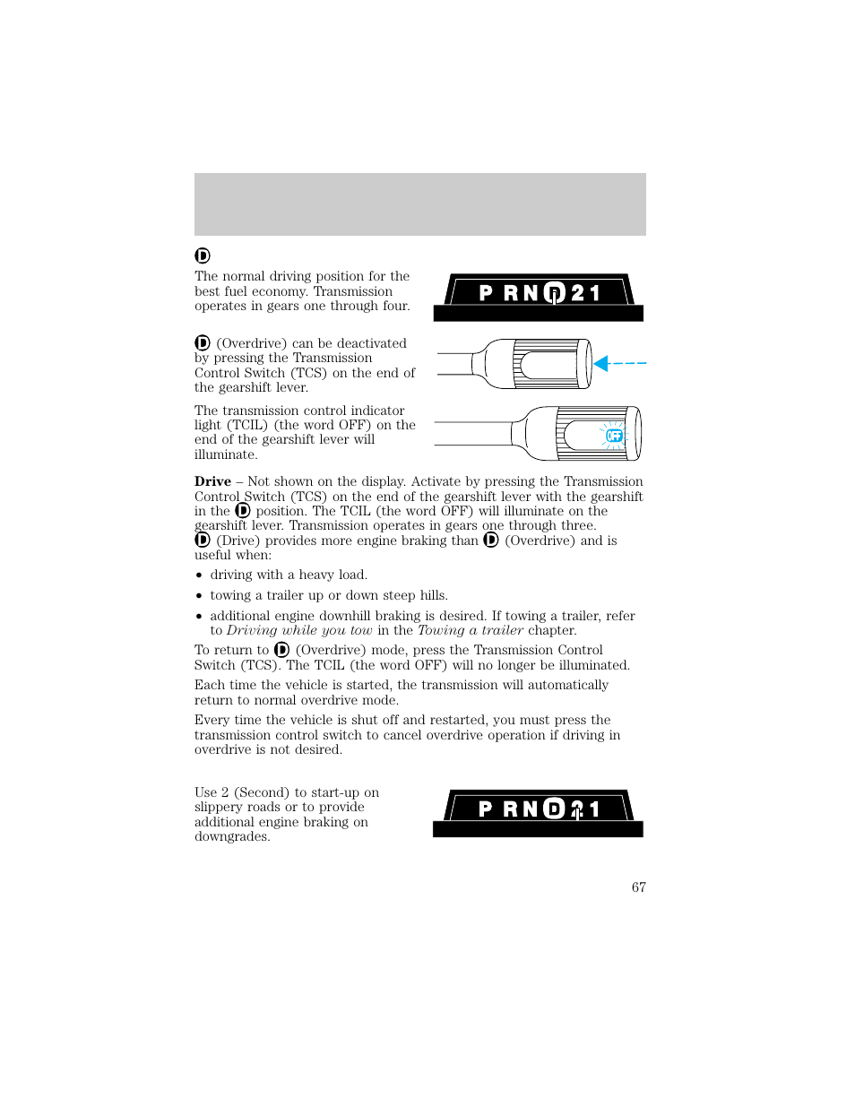 Driving | FORD 1998 E-150 User Manual | Page 67 / 144