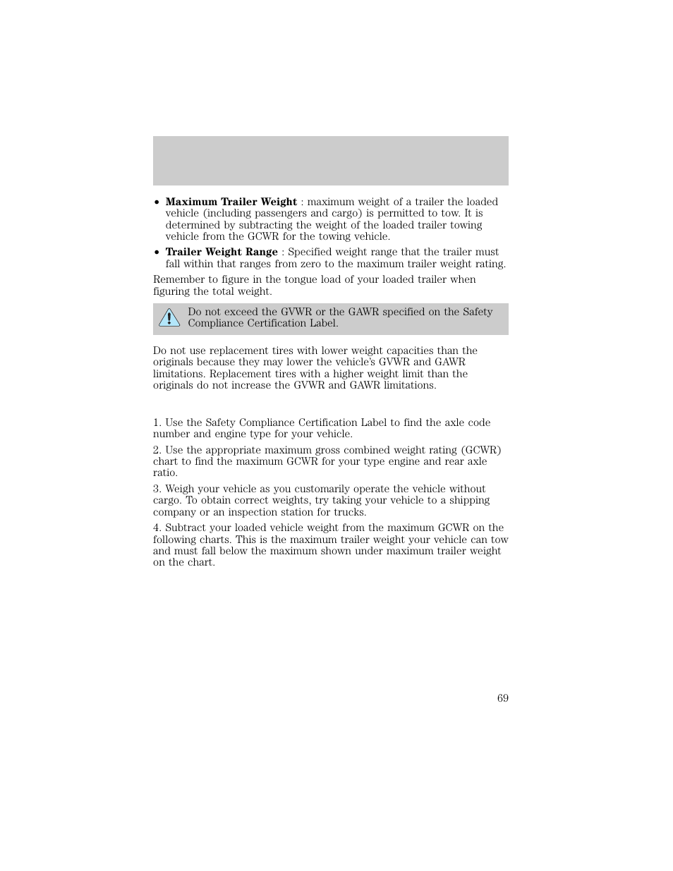 Driving | FORD 1998 E-150 User Manual | Page 69 / 144
