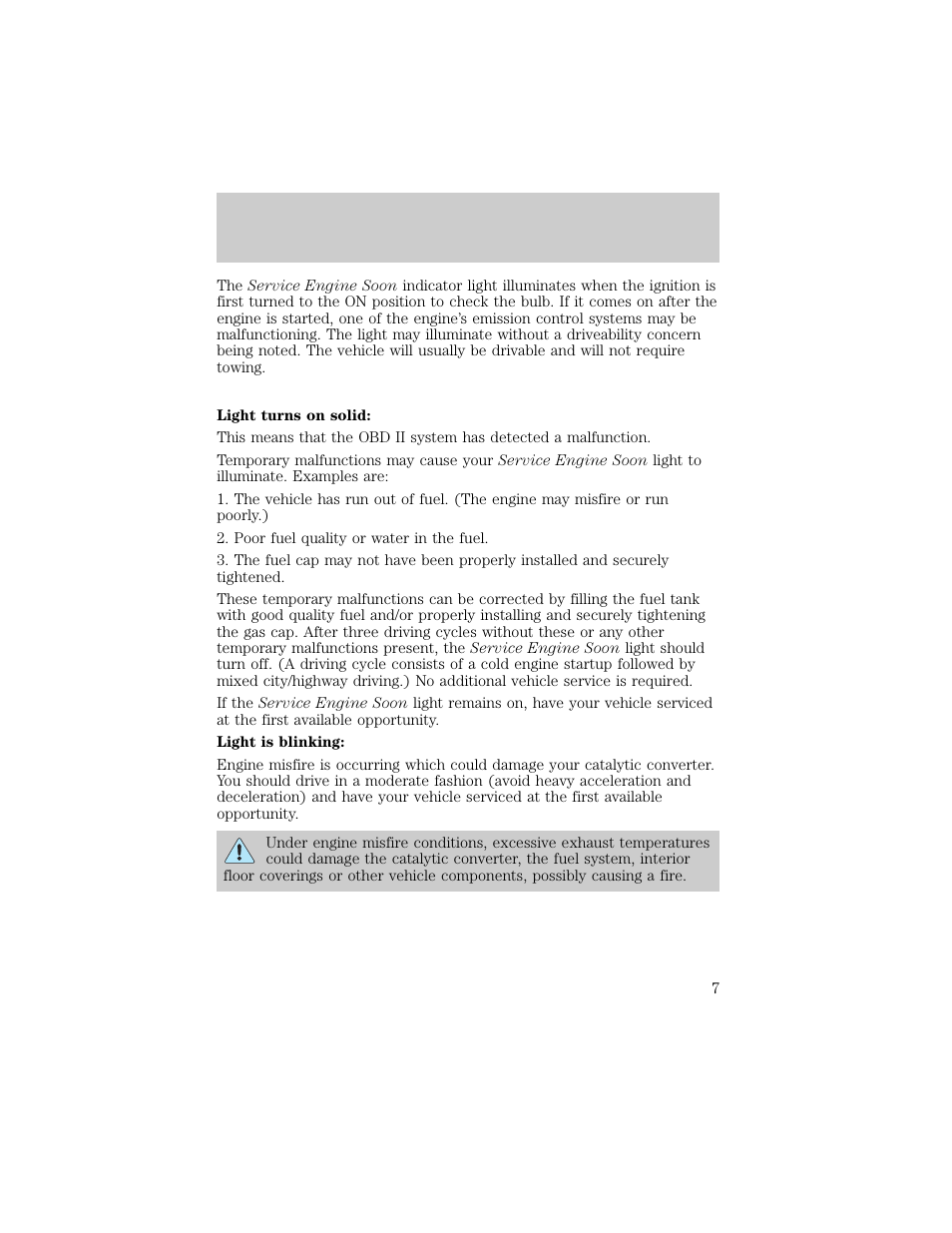 Instrumentation | FORD 1998 E-150 User Manual | Page 7 / 144