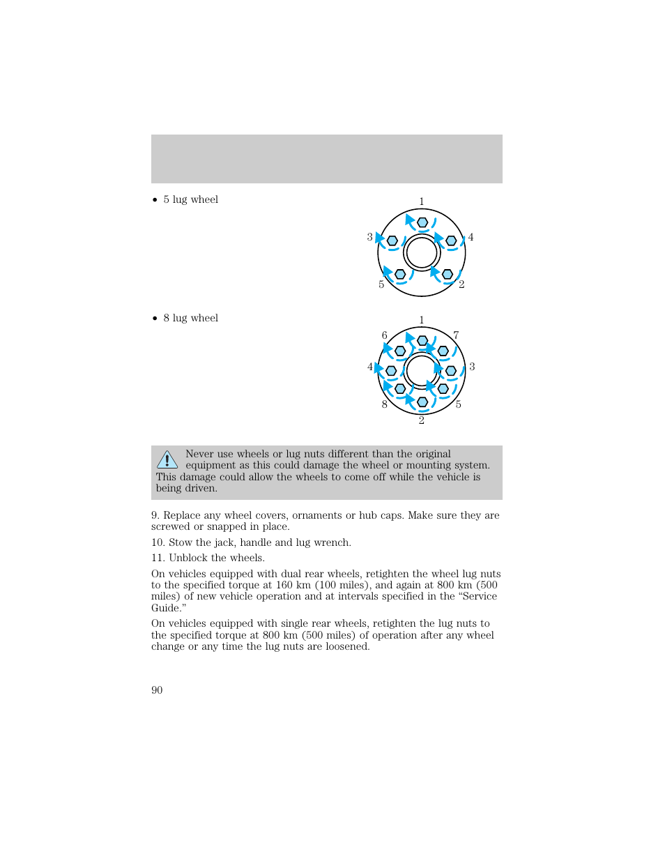 Roadside emergencies | FORD 1998 E-150 User Manual | Page 90 / 144
