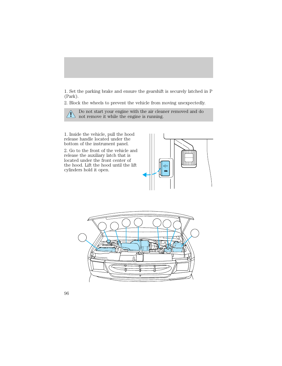 Maintenance and care | FORD 1998 E-150 User Manual | Page 96 / 144
