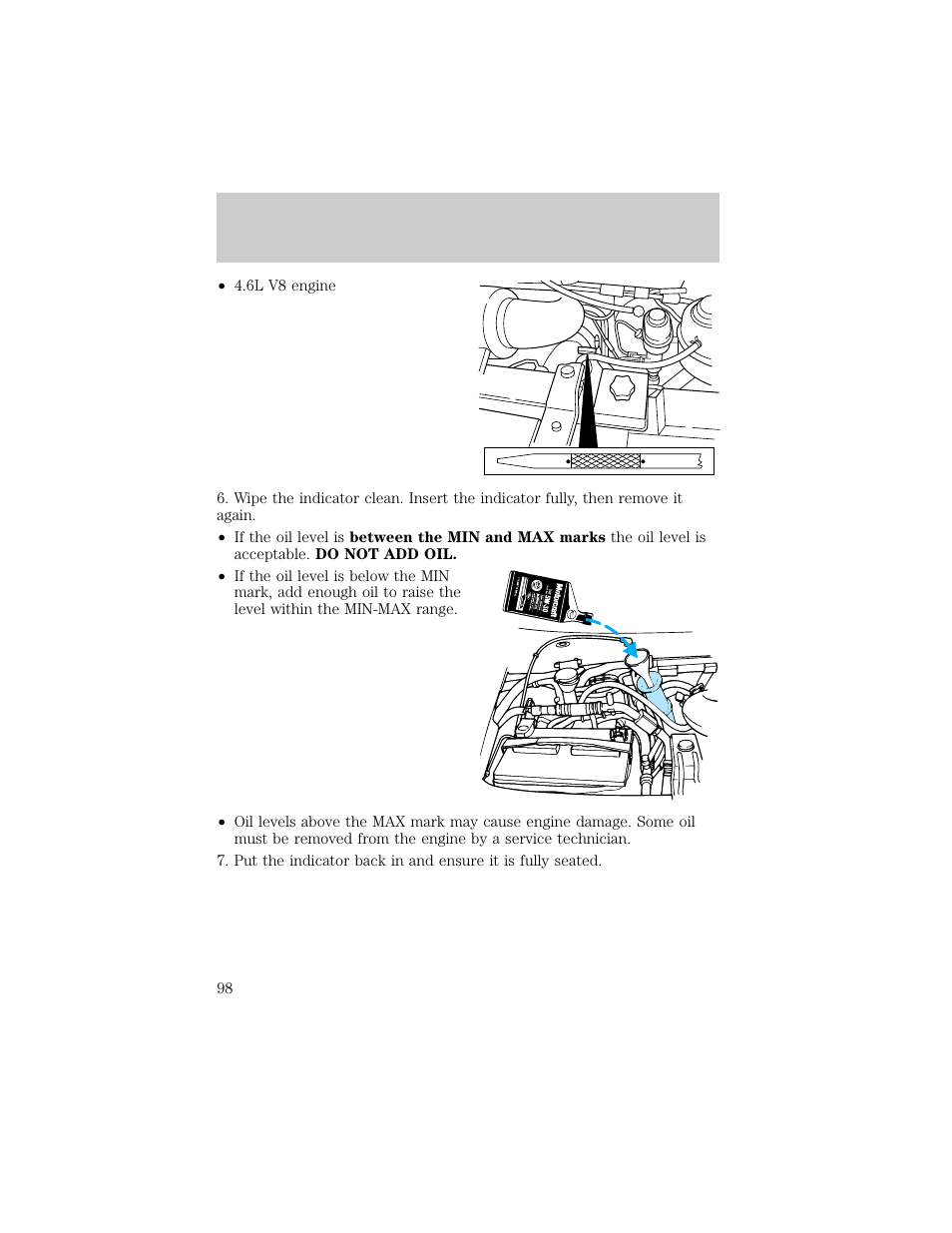 Maintenance and care | FORD 1998 E-150 User Manual | Page 98 / 144