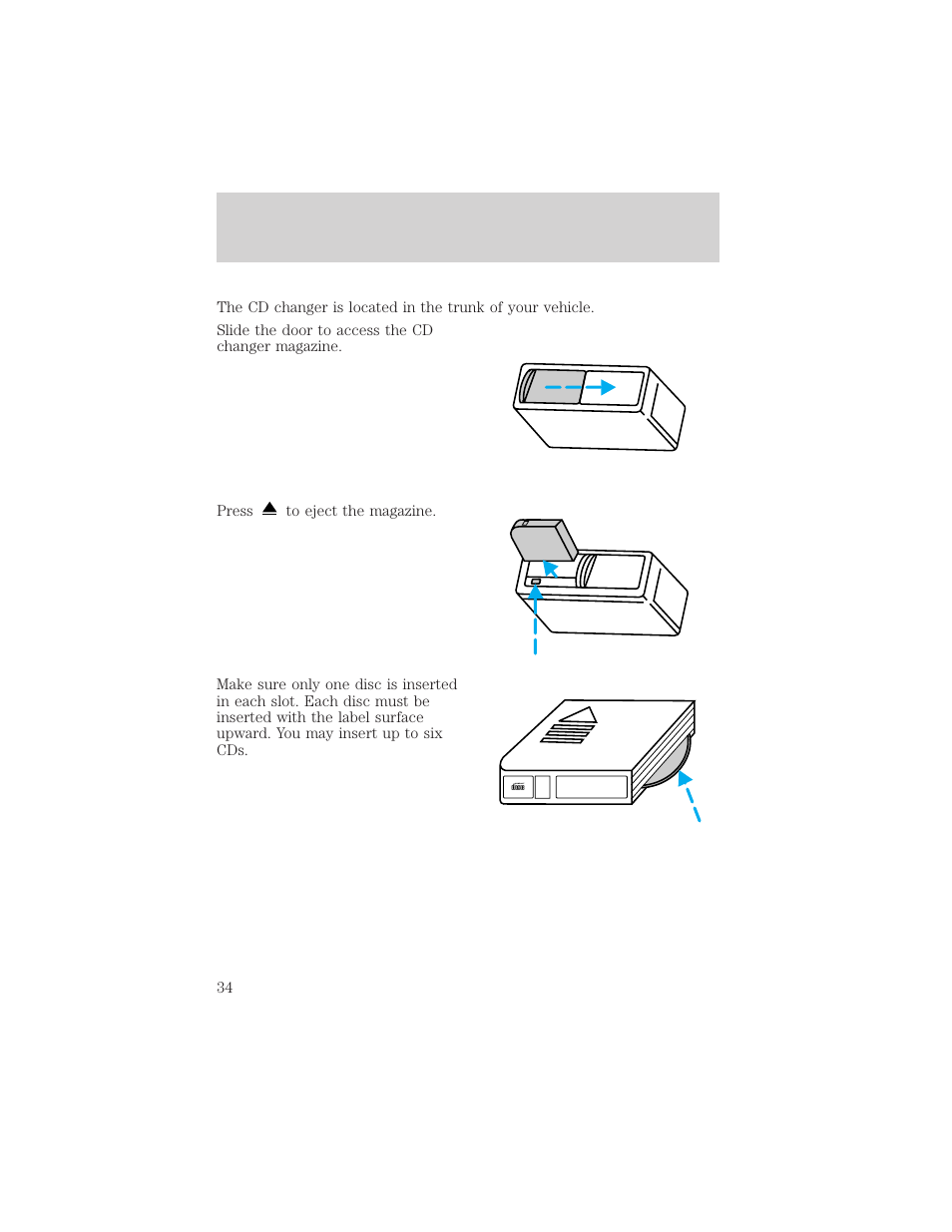 Controls and features | FORD 1999 Escort User Manual | Page 34 / 200