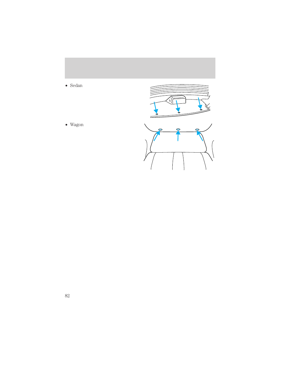 Seating and safety restraints | FORD 1999 Escort User Manual | Page 82 / 200