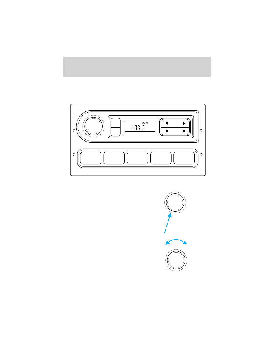 Controls and features, 12 3 4 am/fm | FORD 1999 Ranger User Manual | Page 24 / 216