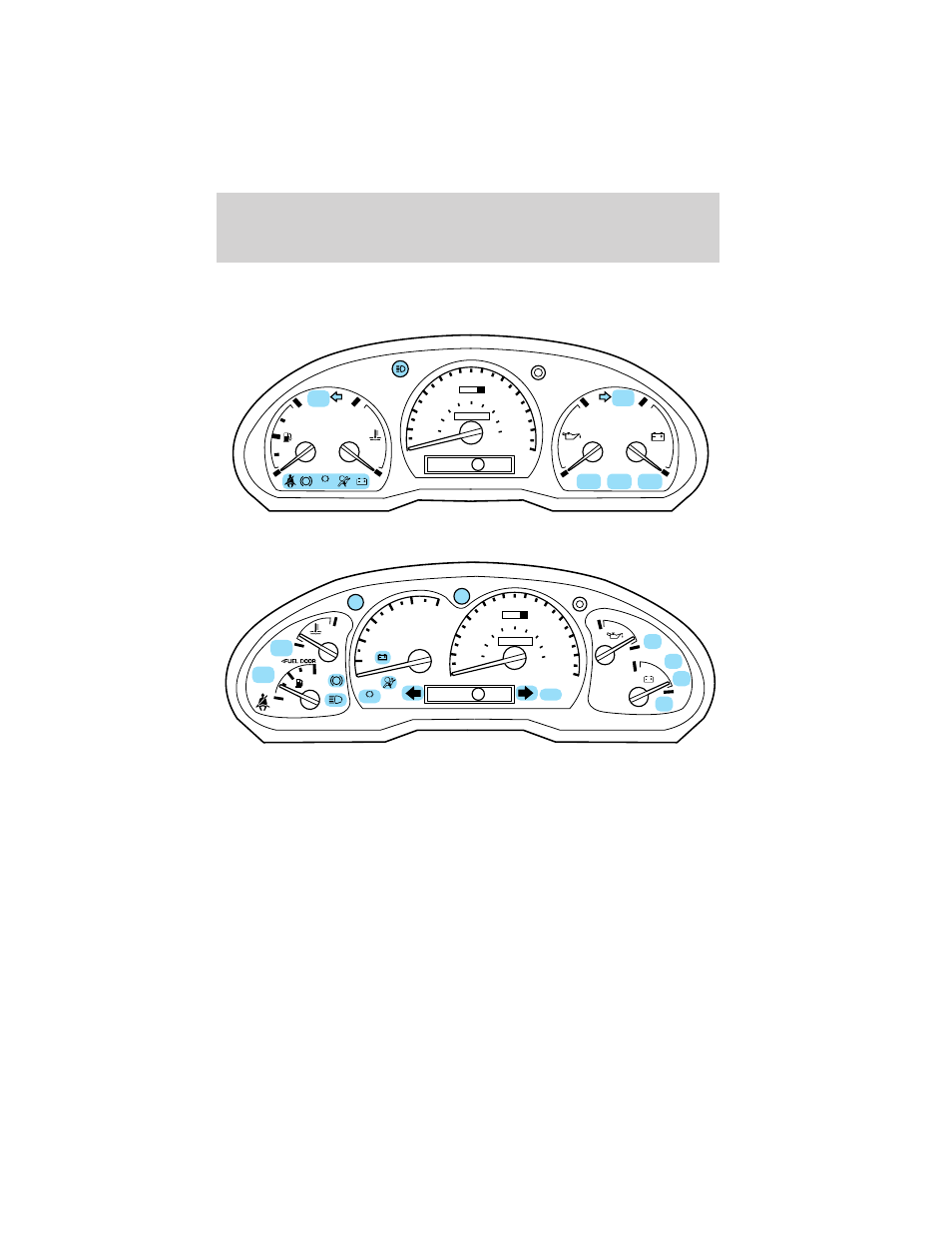 Check engine, Instrumentation | FORD 1999 Ranger User Manual | Page 6 / 216