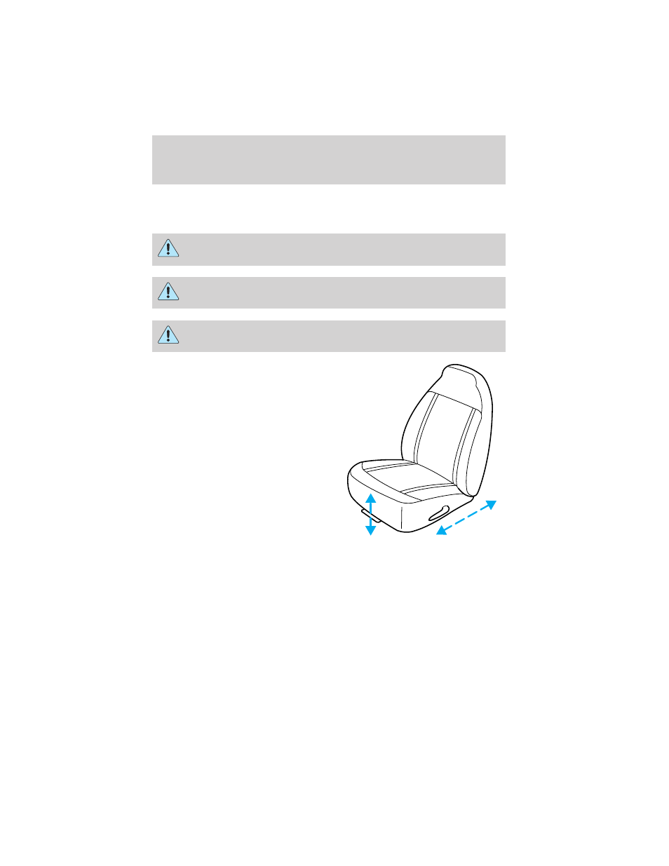 Seating and safety restraints | FORD 1999 Ranger User Manual | Page 71 / 216