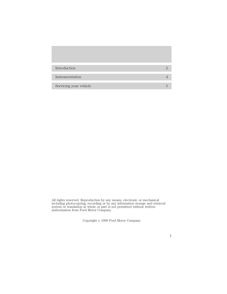 FORD 2000 F-150 User Manual | 16 pages