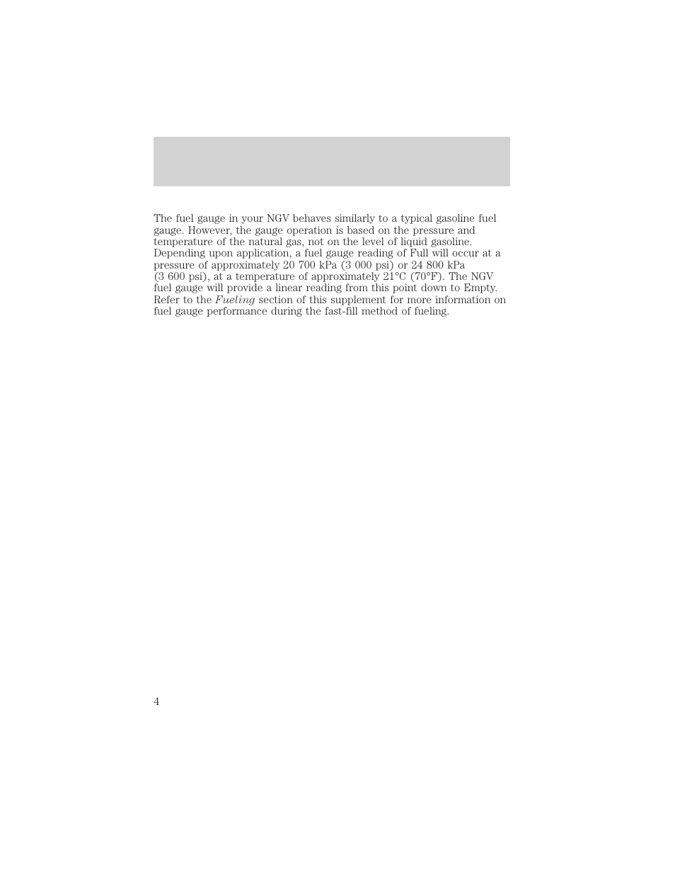 Instrumentation | FORD 2000 F-150 User Manual | Page 4 / 16