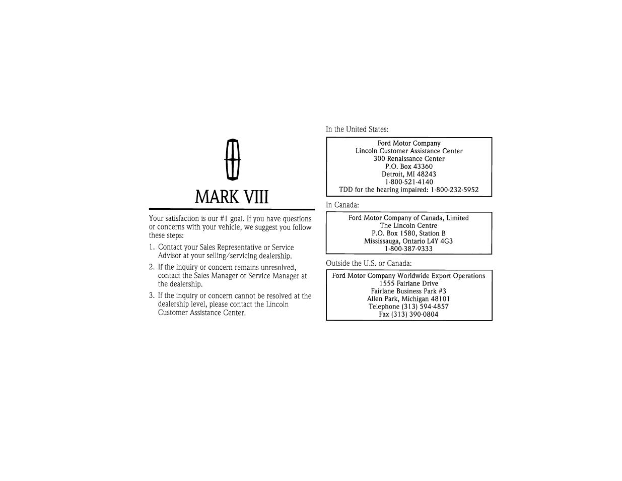 FORD 1999 Taurus User Manual | 315 pages